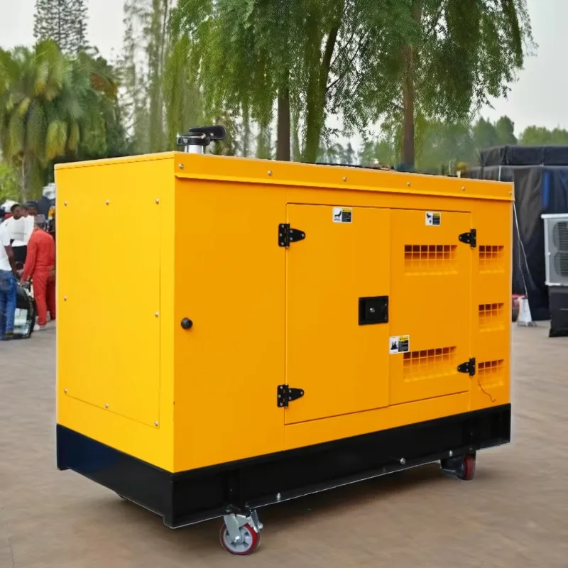 Portable Diesel Generator Set Open Frame Generator Set Electric Start Weatherproof Design Outdoor Power Solution Customized