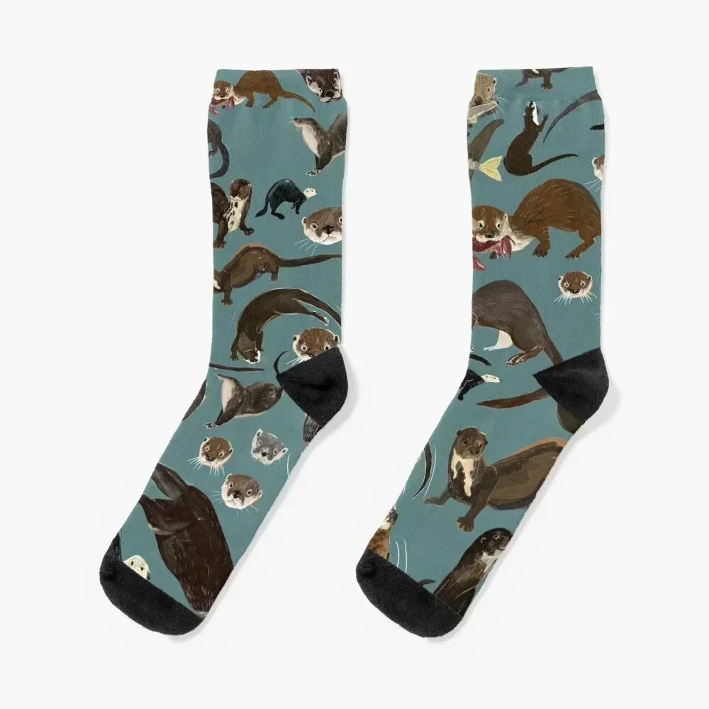 Sea Otters Socks shoes Men's compression Women's Socks Men's