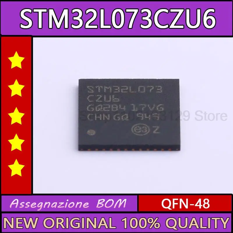 Original STM32L073CZU6 QFN-48 192KB Flash Microcontroller IC Chip