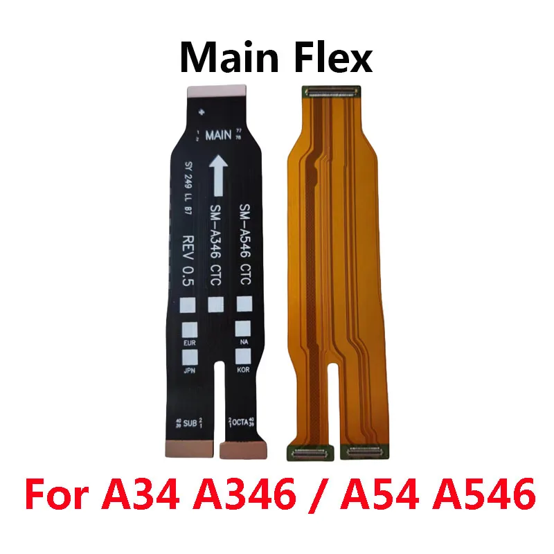 For Samsung Galaxy A52S A52 A54 A34 A22 A32 A42 A72 5G A526U A526B A528B Motherboard Main Board Connector LCD Display Flex Cable