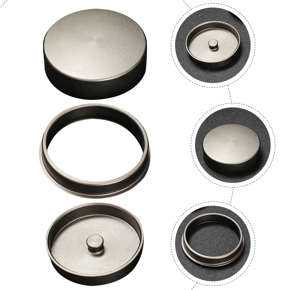 

1 set 1 Set Of Household Tea Jar Cover Wear-Resistant Aluminum Lid For Ceramic Tea Canister Kitchen Accessory