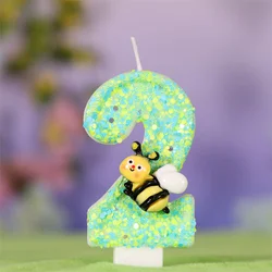 Birthday Candle Number Party Supplies Room Decorations Wholesale Bee Candle Gift Memories Lamps Wax Melt Candles And Stands