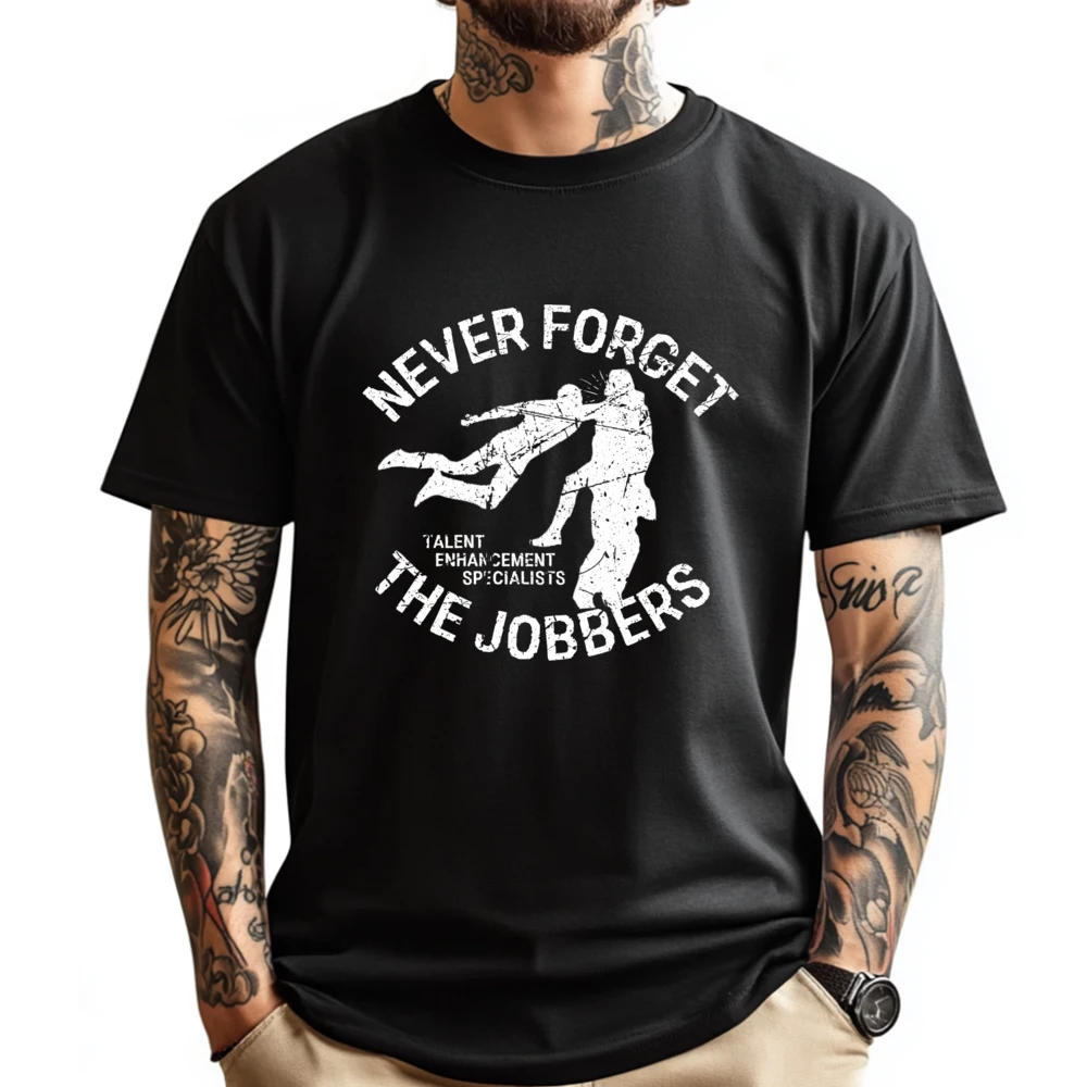 

Pro Wrestling Never Forget The Jobbers Graphic Tee Shirt New In Tops & Tees Outdoor Streetwear Short Sleeve
