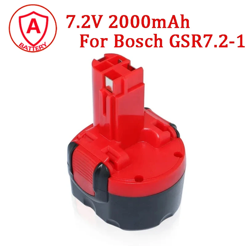 

7,2 V 100% 2000mAh Tool Battery для Bosch GSR7.2-1 GSR7.2-1 2607335587 GSR7.2-2 GSR7.2-1 B-8308 Power Tool