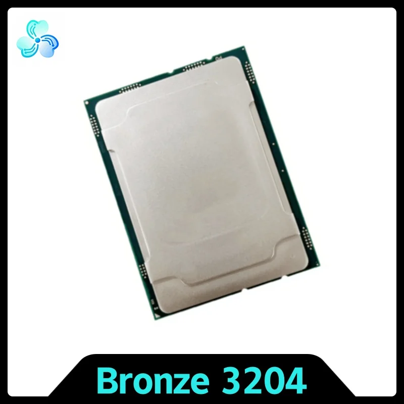 Xeon Bronze 3204 CPU SRFDG 2.2GHz 16.5MB 12-Cores 24-Thread 85W LGA3647 CPU Processor for server motherboard BRONZE3204
