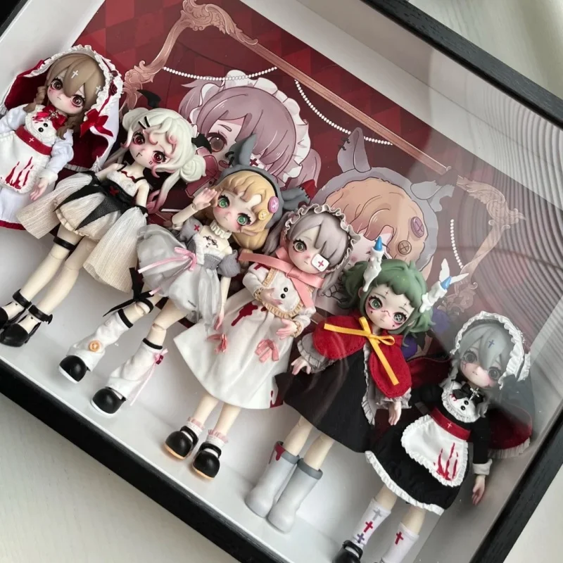 재고 있음 니사 이상한 꿈 1/12bjd 시리즈 블라인드 박스 모바일 인형 펜던트 트렌디 장난감 수제 DIY 드레스 서프라이즈 소녀 선물