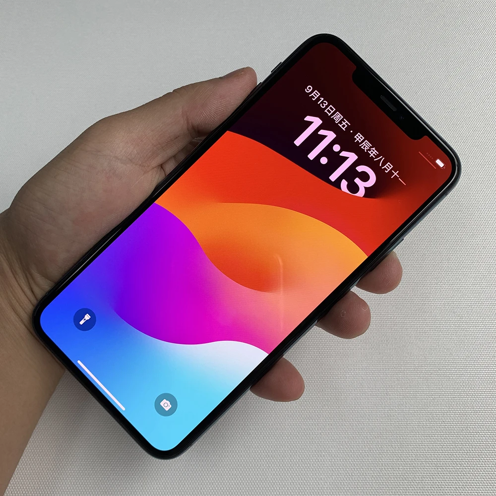 هاتف Apple iPhone 11 Pro Max 11PM 4G الأصلي معرف الوجه 64GB/256GB NFC 6.5 بوصة OLED شحن لاسلكي هاتف ذكي عادي النواة