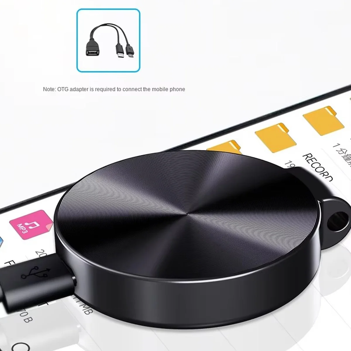 

Мини-цифровой диктофон S30, интеллектуальная голосовая активация, HD-шумоподавление, OTG на Android, длительный срок службы батареи, легкий вес