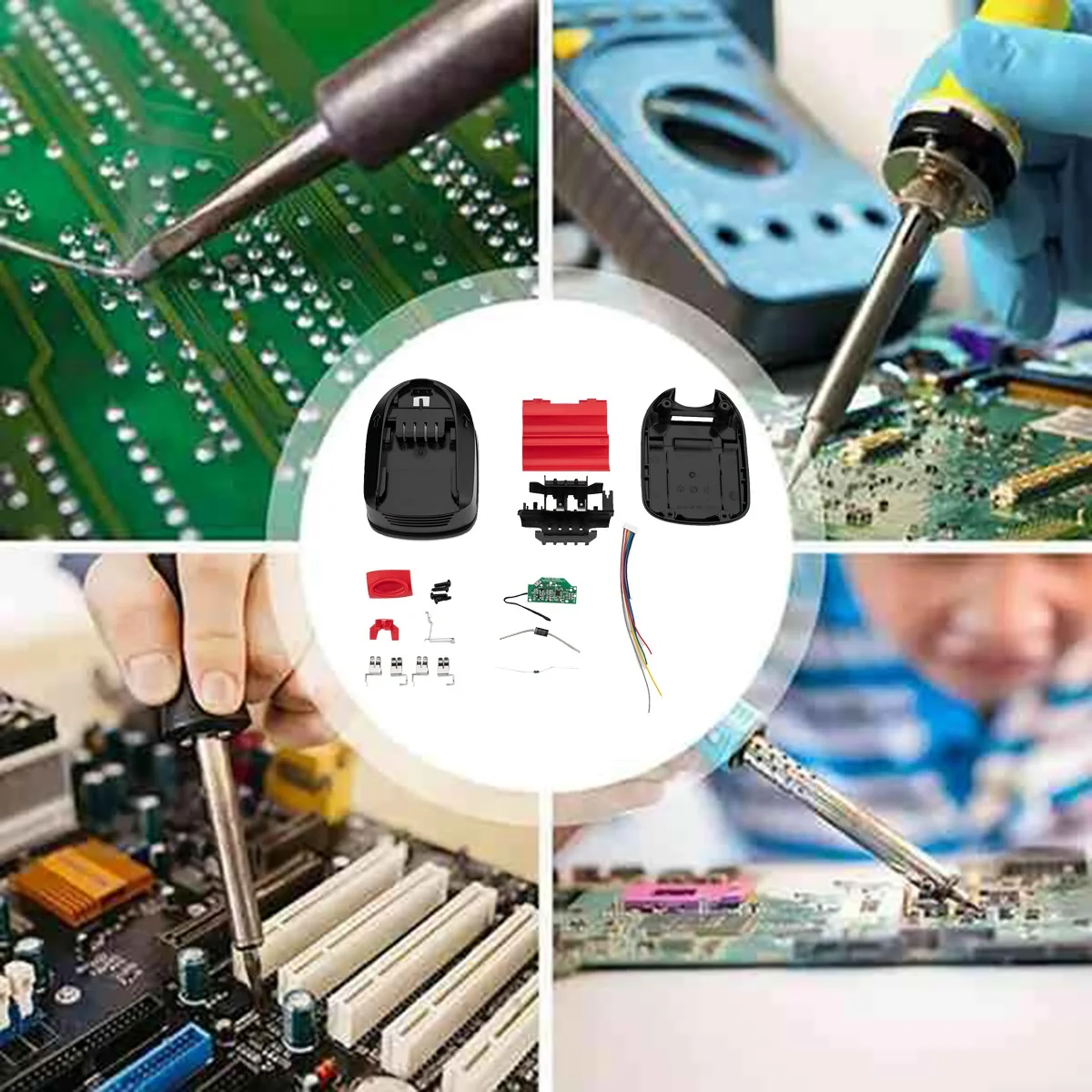 A57G-пластиковый чехол для аккумулятора Bosch 18 В PBA, старая модель, 5-ядерный защитный чехол для литиевой батареи