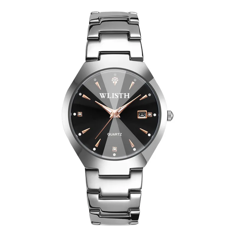 

WLISTH Couples Fashion Watch - Stainless Steel Luminous Calendar Waterproof Quartz Wristwatch