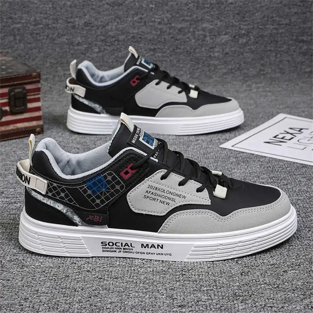 Normal Leather With Lacing Black Trainers Heels Man Formal Shoes Mens White Dress Shoes Sneakers Sport Excercise High-level