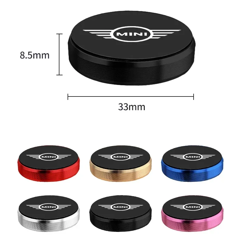 Round Car Phone Holder Magnetic Magnet Phone Holder For BMW Series X1 X3 X4 X6 E90 E91 I3 I4 F30 F48 F30 F10 E30 E34 F02 G06 G02