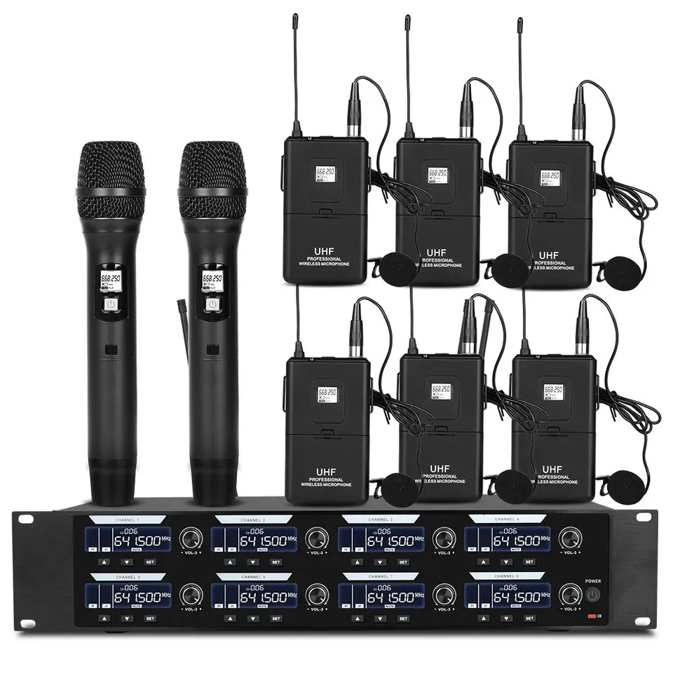 

Профессиональный беспроводной петличный микрофон DR998, динамический ручной микрофон для обучения, домашнего караоке