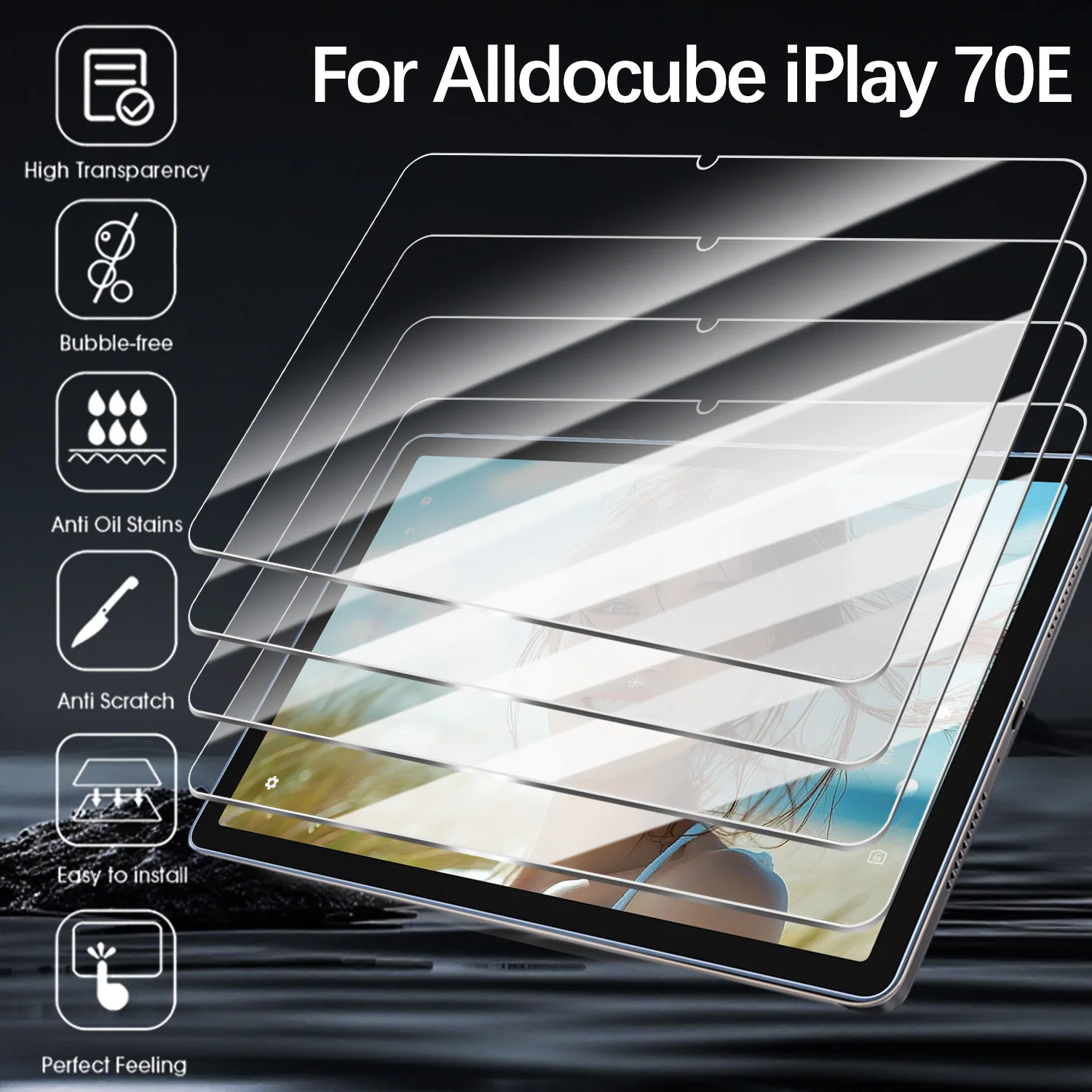 

Для Alldocube IPlay 70E HD прозрачное закаленное стекло защитная пленка для экрана для iPlay 70E полное покрытие защитная пленка аксессуары для планшетов