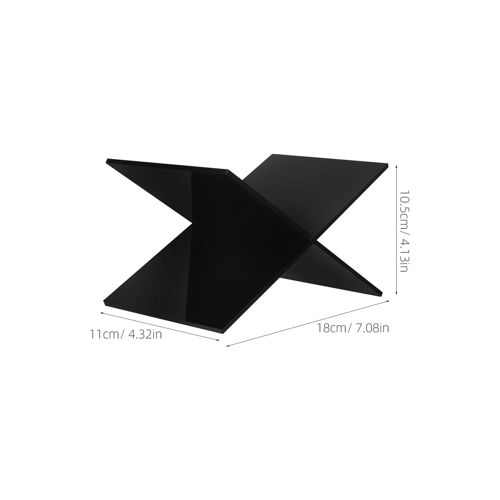 1 set 1 Set X-Shaped Acrylic Book Stand Multi-Function Book Holder For Desk Display Recipe Magazine Rack Kitchen Counter Storage