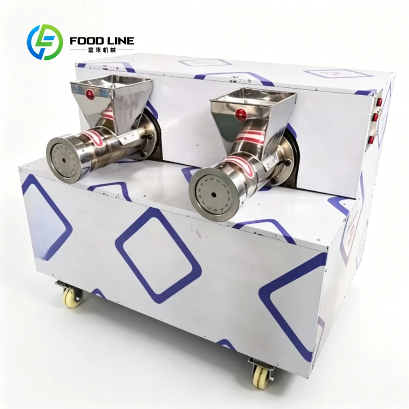 Customized Twin Screw Large Capacity Pasta Extruding Machine, Commercial Catering Equipment Forming Spaghetti, Macaroni