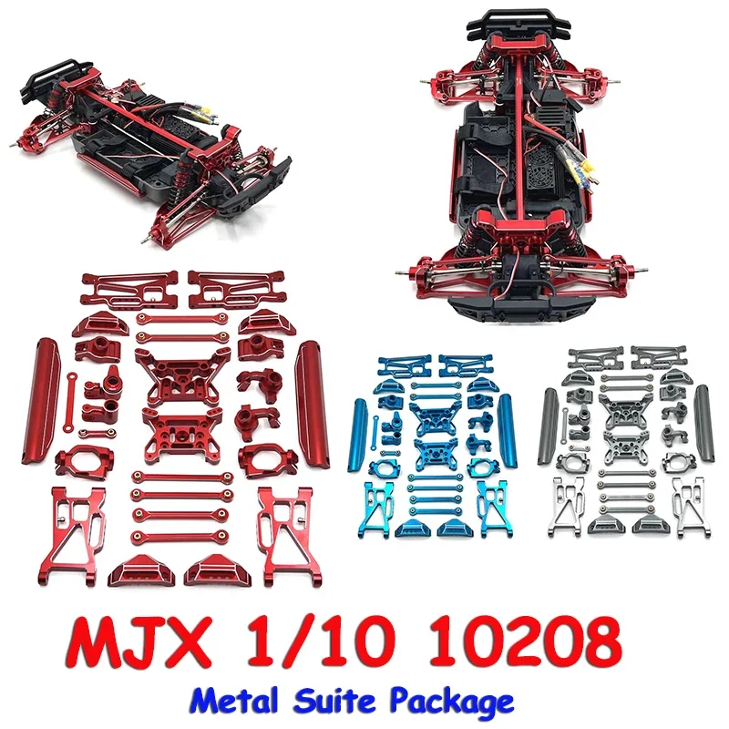 MJX 1/10 10208 RC Remote Control Car Parts Metal Upgrade Modification Metal Suite Package