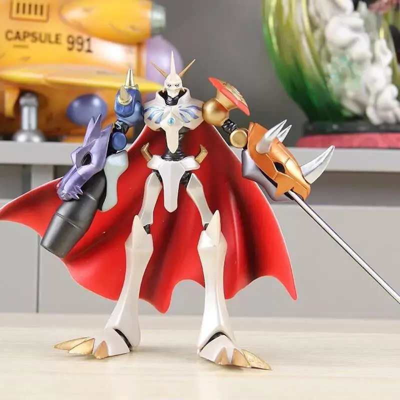 16 cm/6,3 pulgadas Anime Digimon figura de aventura caballeros reales Omegamon figuras de acción estatua de Pvc colección modelo juguetes regalos
