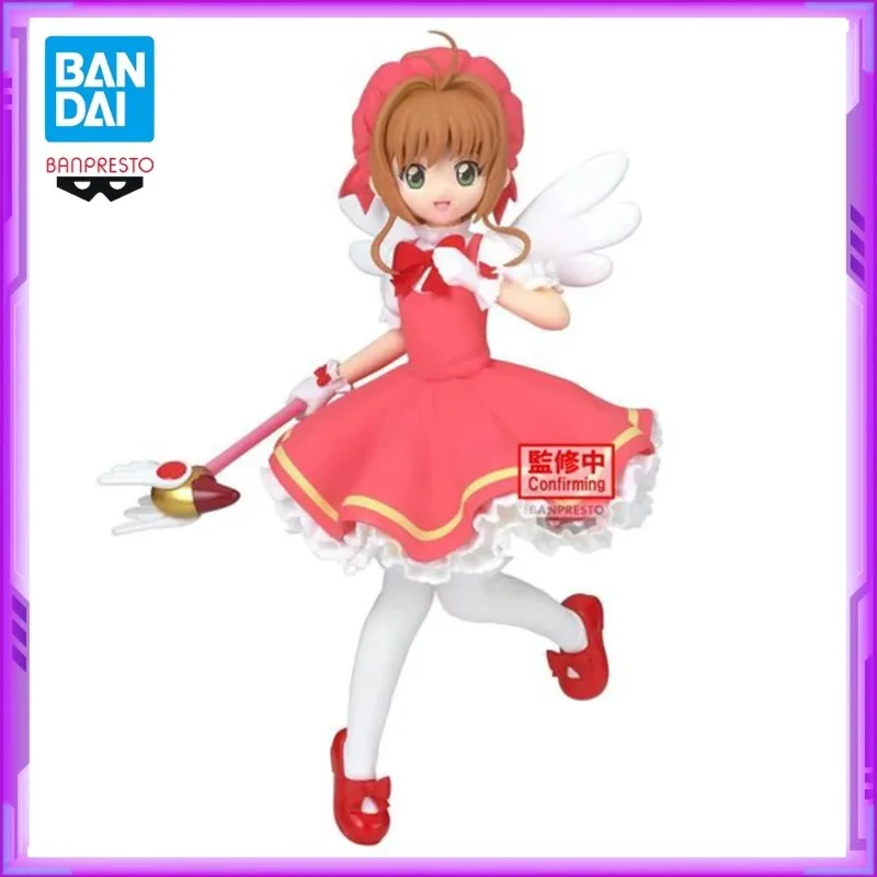 In Stock Original BANDAI Banpresto Cardcaptor Sakura‌ KINOMOTO SAKURA PVC Anime Figures Action Figure Model Toys Christmas Gifts