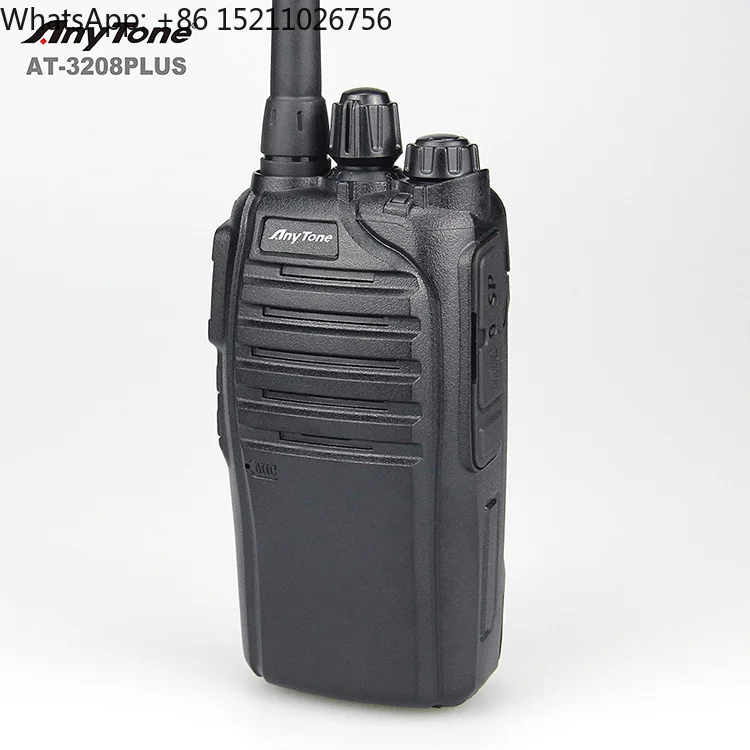 Anytone AT-3208 Plus 2 Way Radio 5W UHF 400-480Mhz Long Range 5-10KM Handheld VOX Function 16 Channels CE FCC Certified