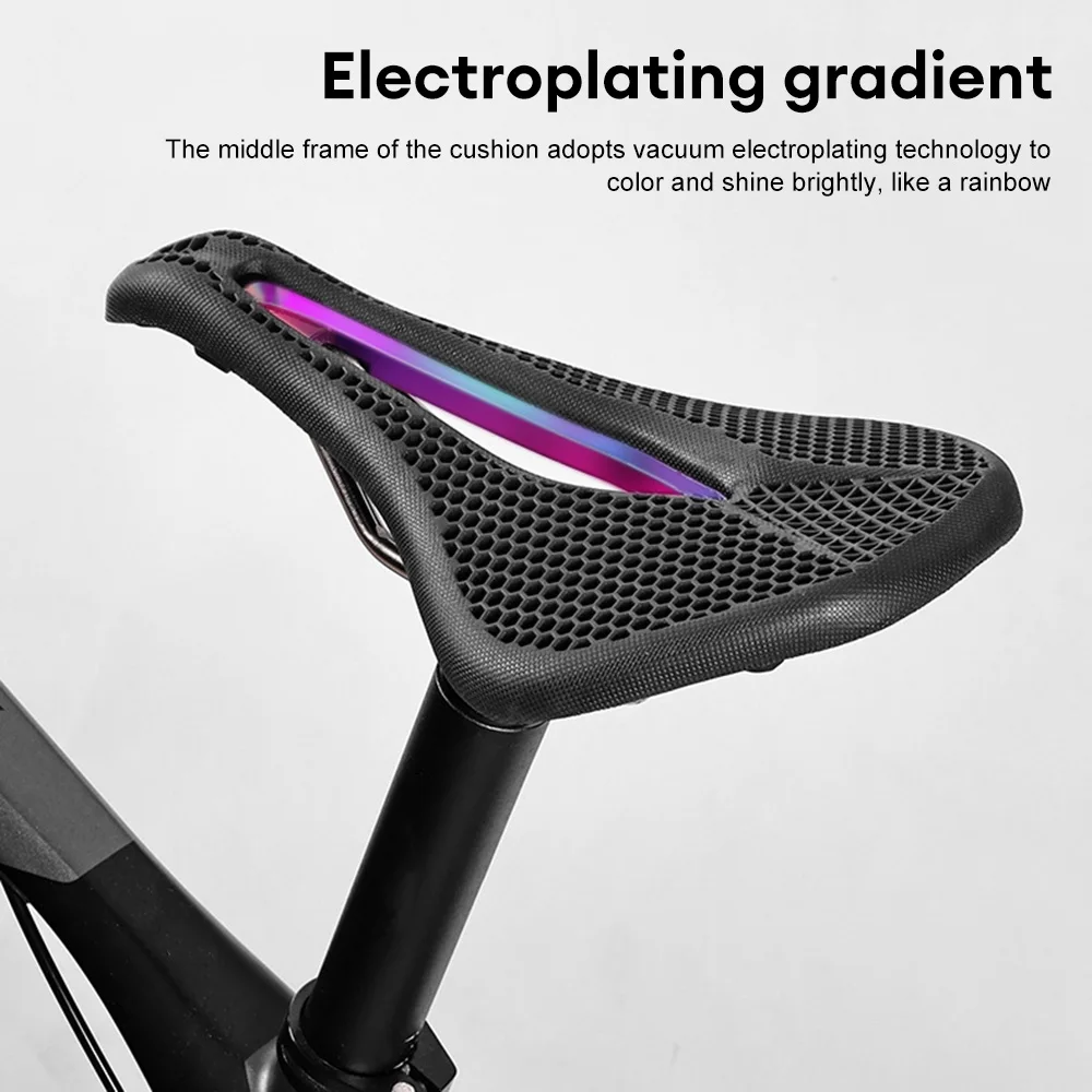 Bicycle Seat Ultralight Mountain Bicycle Saddle MTB Short Nose Road Bike Seat Comfortable Soft Cycling Cushion Exercise Bike Sad