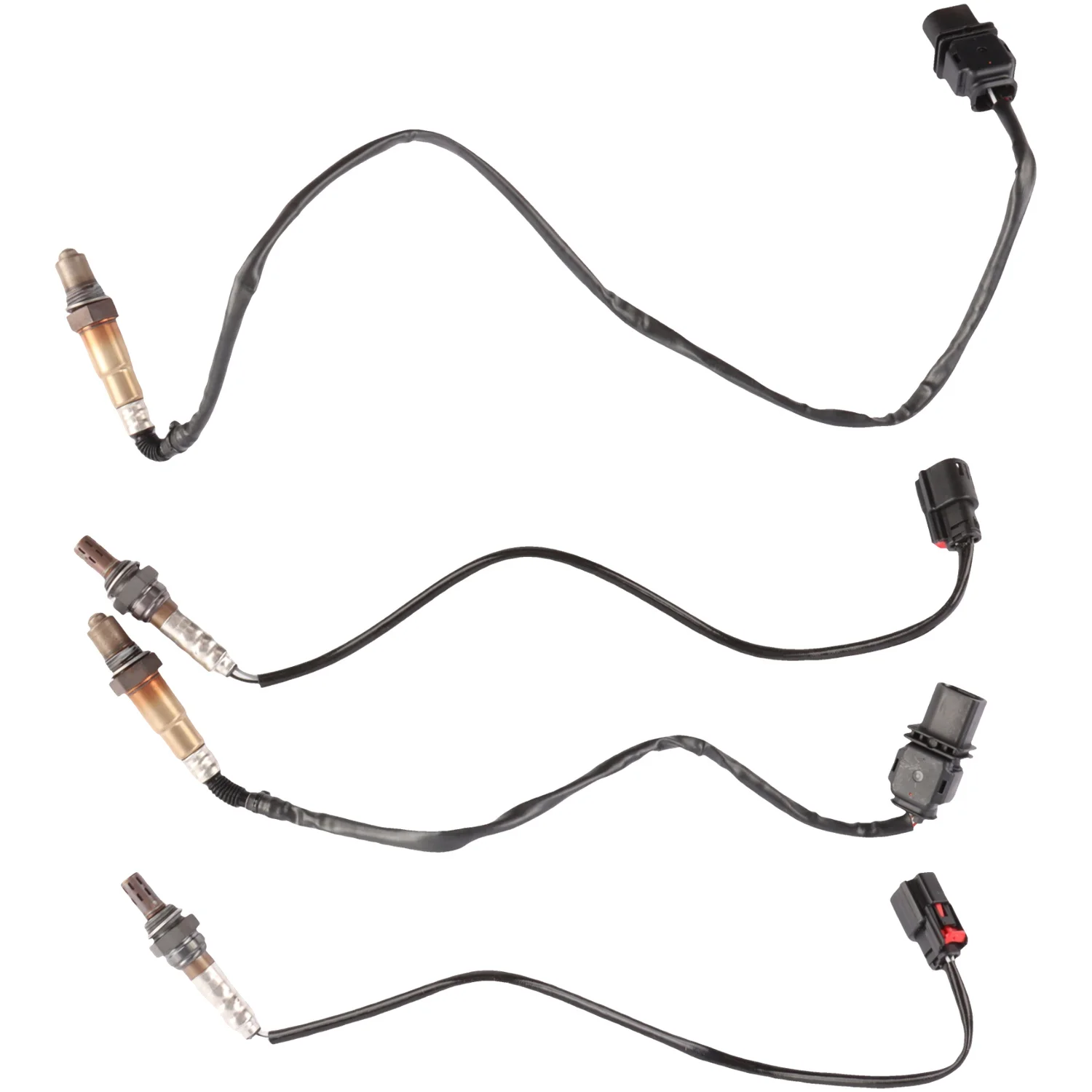 234-5076 234-5113 234-4490 4pcs Up+Downstream O2 Oxygen Sensor For 2011-2014 Ford F-150 3.5L Turbocharged Automobiles Sensors