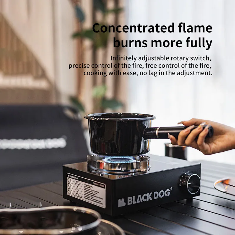 Blackdog New Outdoor Stove Home Windproof Stove Camping Portable Gas Stove Powerful Fire Camping Portable New Experience