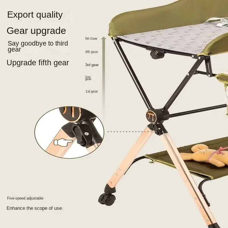 Newborn Diaper-Changing Table Portable Baby Care Table with Massage Function Foldable Design for Easy Storage for Home