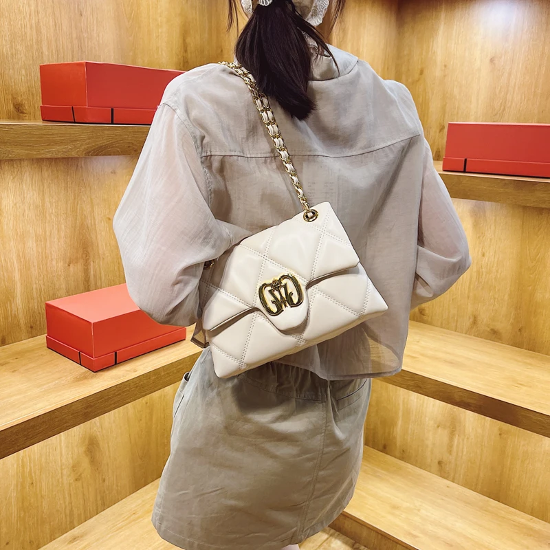 

Элегантная роскошная женская кожаная модная сумка, классическая дизайнерская сумка через плечо для современной одежды