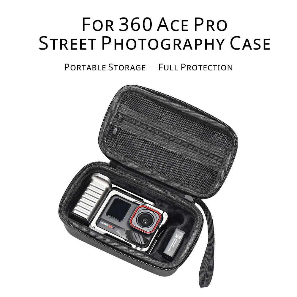 

For Insta360 Ace Pro2/Pro Street Photo Grip Organizer Bag Support for Storing Amagisn/Offical/Metal/3D Prints Xplorer Grip Kit