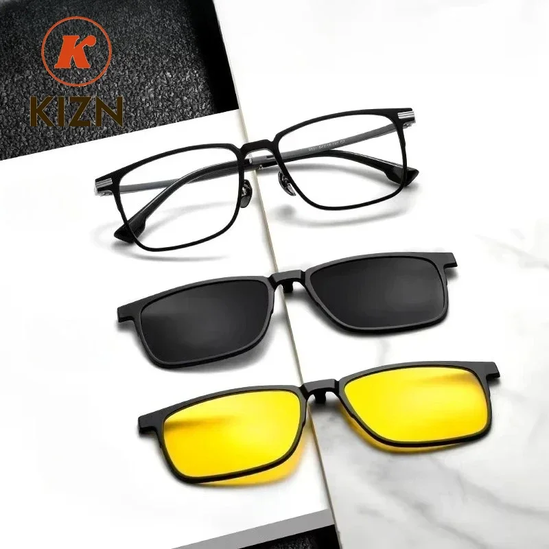 

Очки KIZN 54-18-150 с магнитным креплением, поляризационные, для дневного и ночного использования, с возможностью коррекции зрения, для мужчин