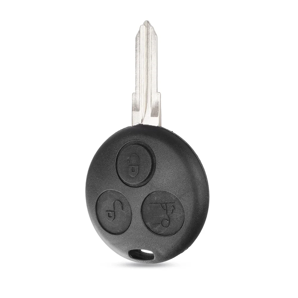 KEYYOU Fob per Mercedes Benz Smart Fortwo 450 Forfour Roadster City coupé 3 pulsanti 433Mhz chiave remota automatica