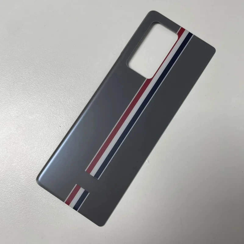 

Задняя крышка для Samsung Galaxy Z Fold2 5G Z Fold 2 F916 THOM Серый стеклянный чехол Задняя часть корпуса
