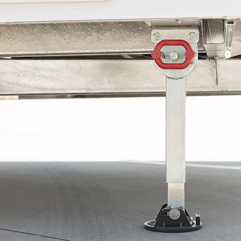 RV Trailer Jack Support Frame, 90-Degree Folding Hand-Cranked Balance Outrigger