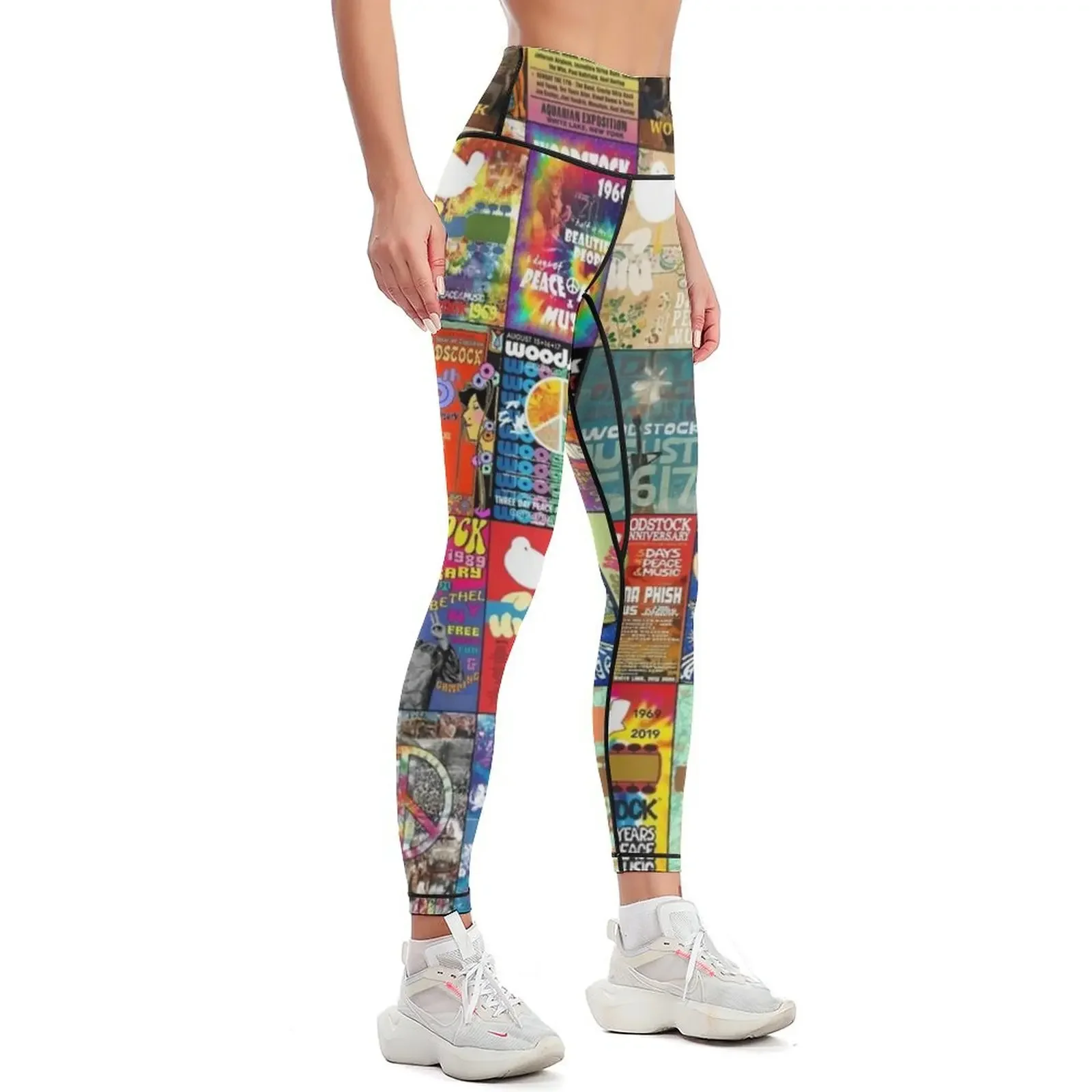 Woodstock Leggings harem pants Women's sportswear Clothing fitness Womens Leggings