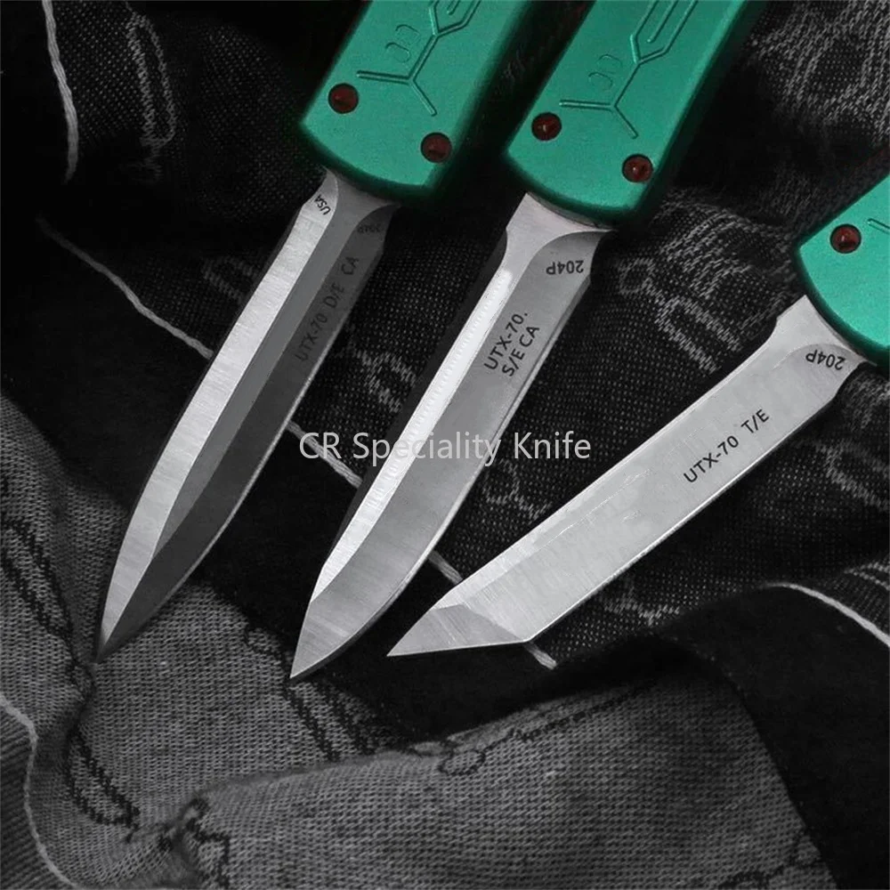 Mini Bounty Hunter Pocket Folding Knife Matte Tanto D2 Blade Green Aviation Aluminum Handle Outdoor Tactical EDC Tool