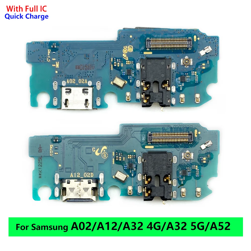

10 шт., гибкий USB-разъем для зарядки Samsung A02 A12 A52 A32 4G