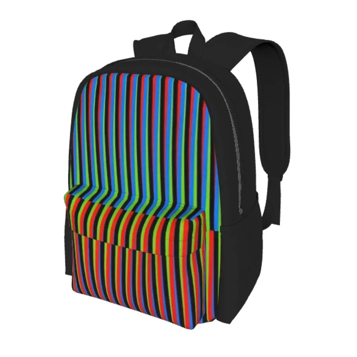 Soft Maiquetia Venezuela Cruz Diez Student Backpack School Bag Hiking Travel Daypack for Men Women Bookbag Shoulder Bags