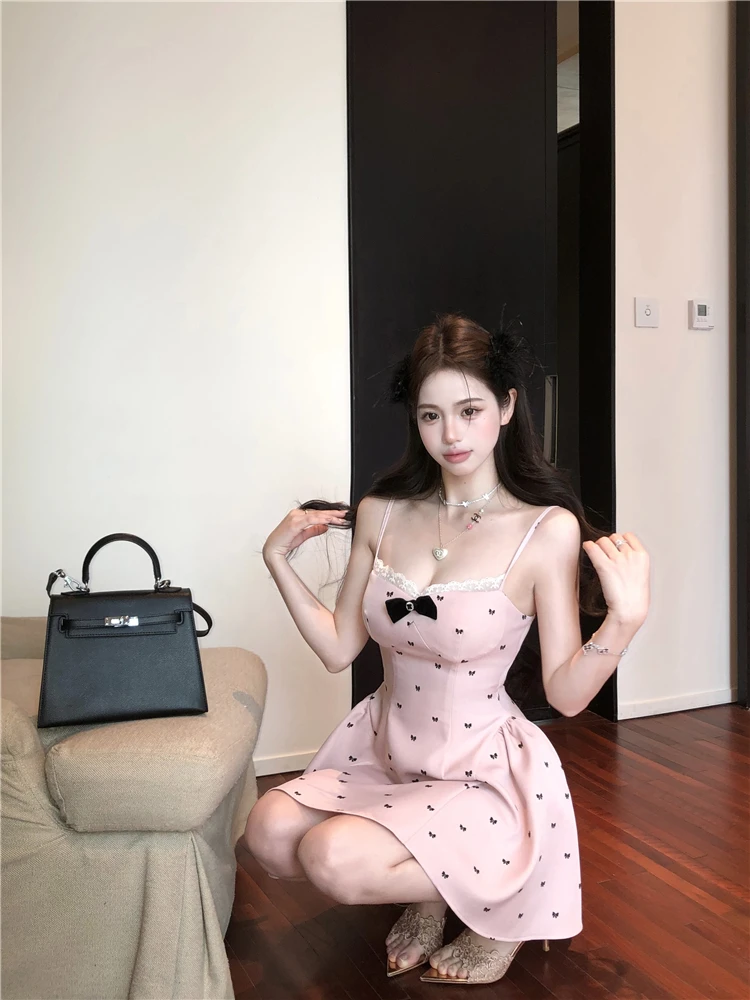 Dresses Womens Spring 2025 Autumn Long-Sleeved Patchwork Tiered Gathered Ruched Smocking Shirring Hand-Pleated Flocking Textured