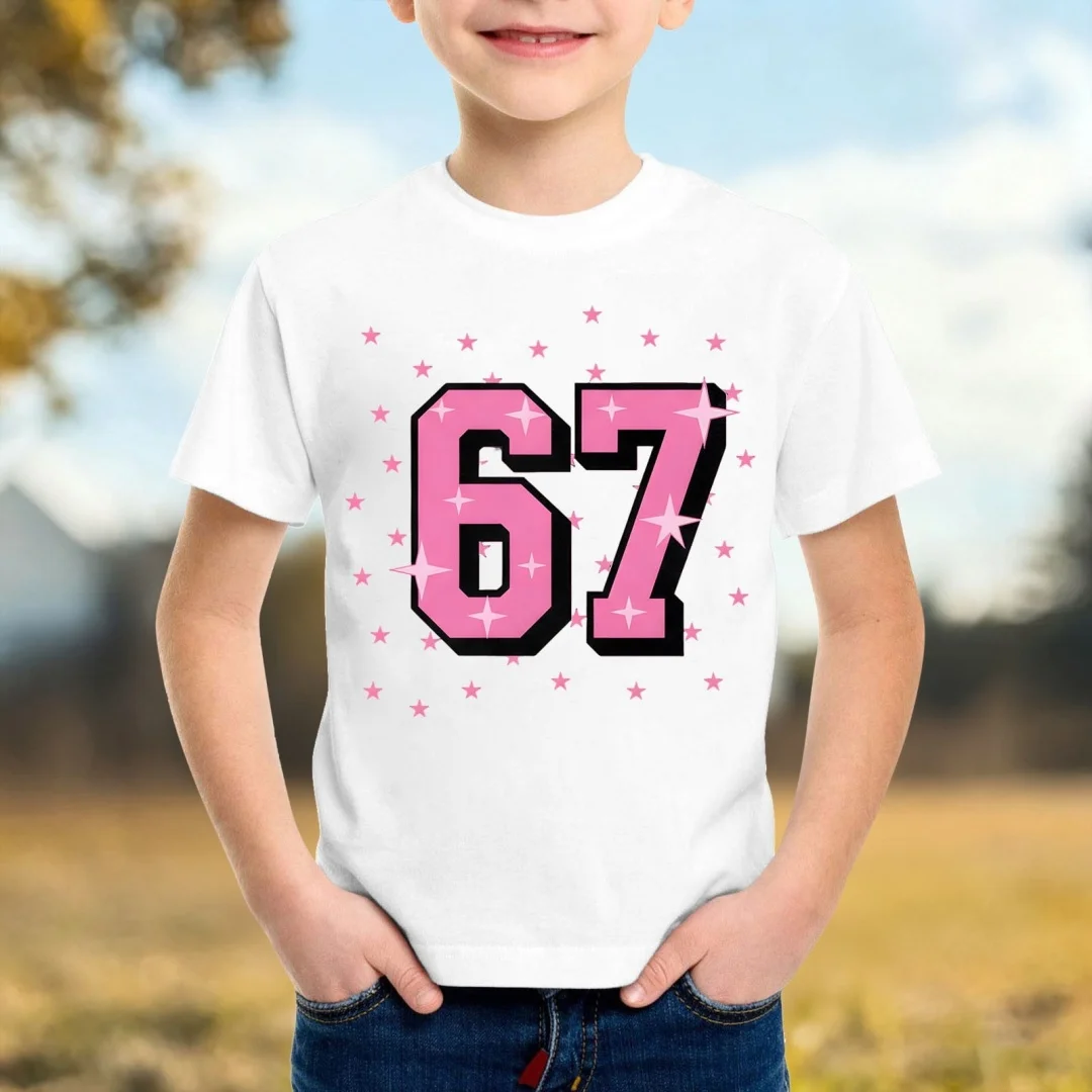 Kids Number Graphic Tee 3