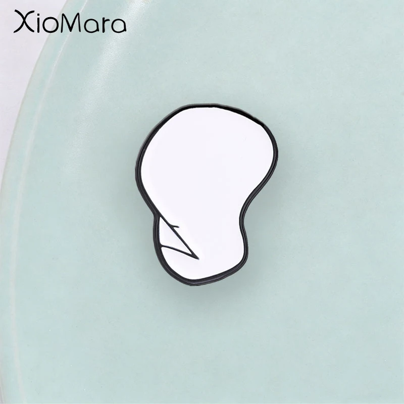 Cartoon-Emaille-Pin mit abstraktem, unregelmäßigem Muster, lustiges Anime-Merchandise-Abzeichen, modisches Accessoire, bestes Geschenk für Anime-Fans