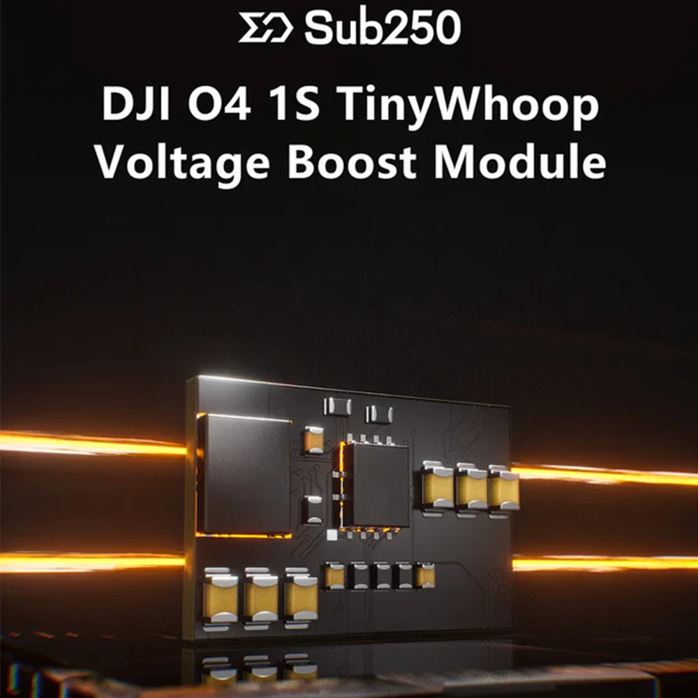 

Sub250 1S BEC Board V1 O4 1S TinyWhoop Voltage Boost Module with 2.7-12V Input Voltage and 5V Output Voltage for O4 Drone