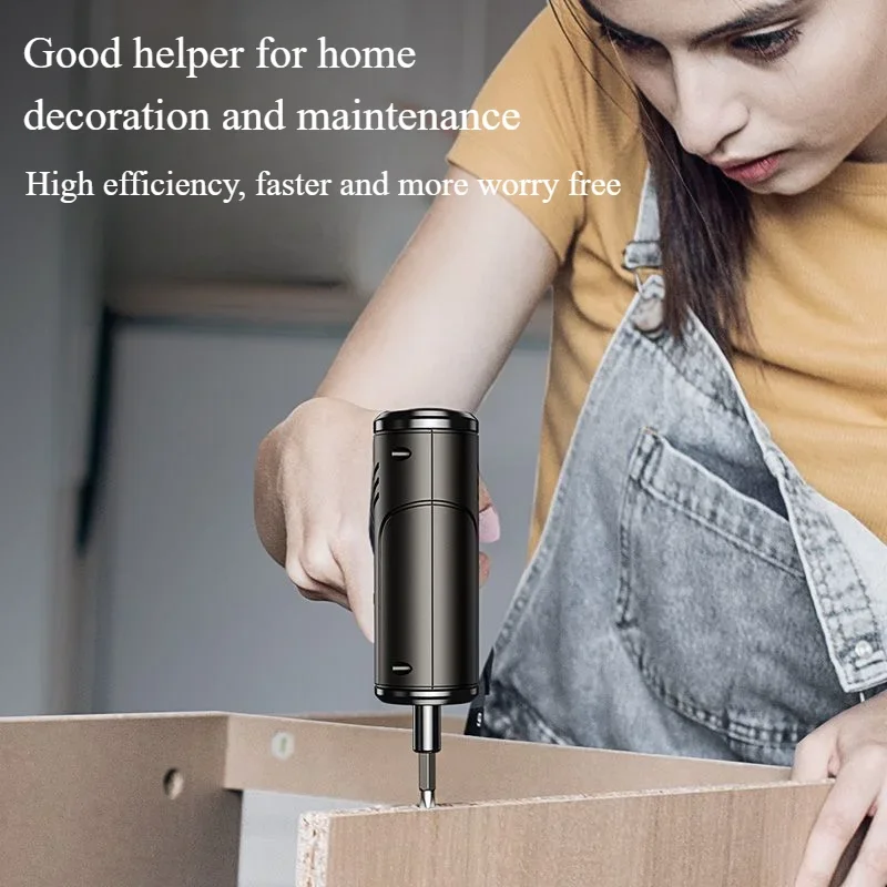 Electric Screwdriver Set 3.6V 5/10N.m Cordless Mini Hand Electric Drill Rechargeable Screw Driver Multi-Function Power Tool
