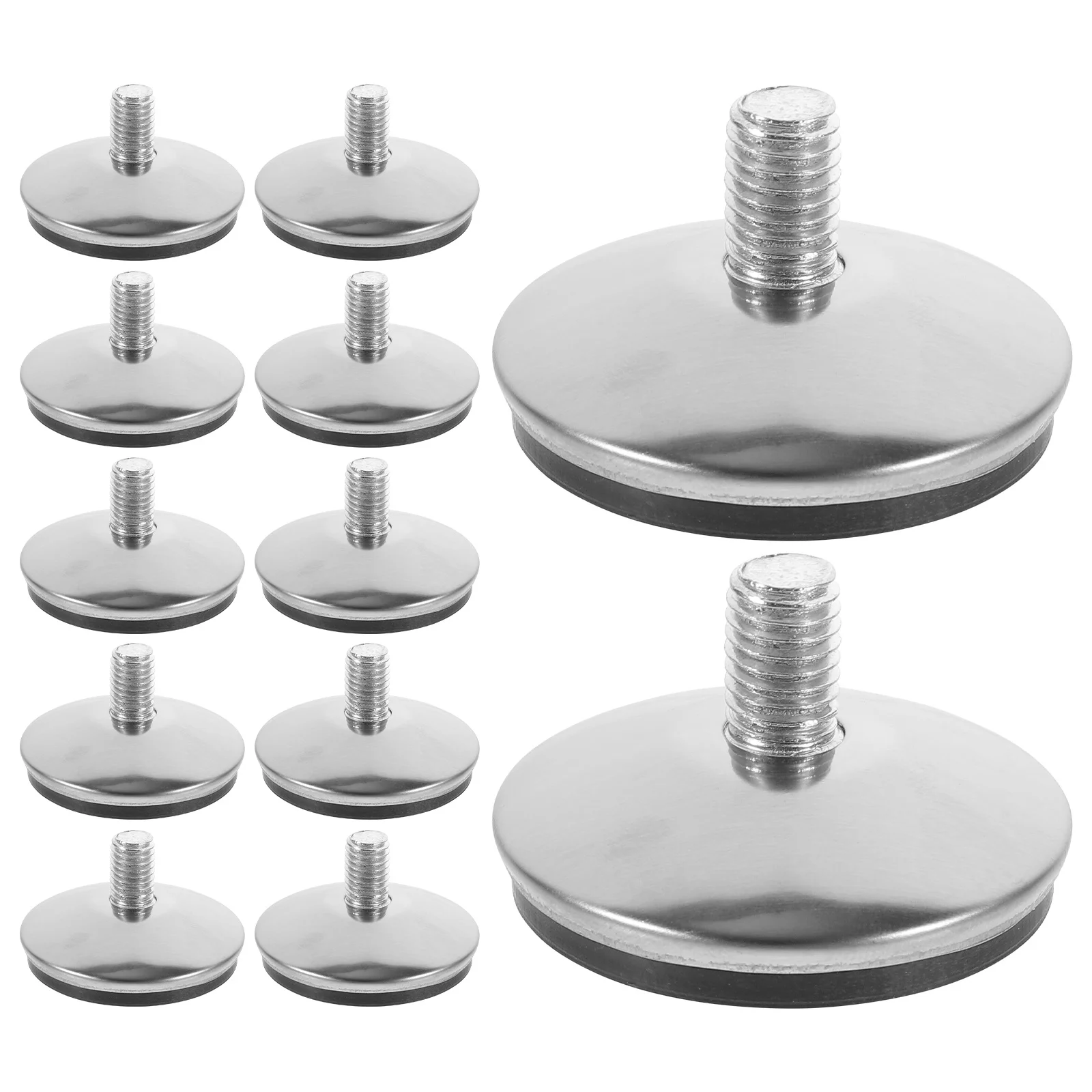 

12Pcs Anti-Slip Furniture Feet Non-Slip Screw on Legs for Sofa Chair Table Desk Vibration Reduction Floor Protection