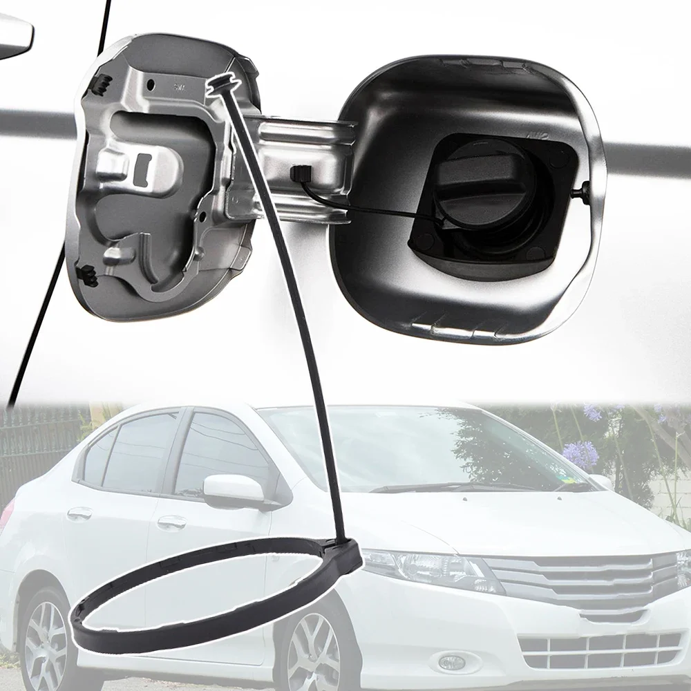 For Honda City GM2/3 Car Fuel Tank Petrol Cap Filler Cord Tether Rope Strap Band Cable Replacement 2009 2010 2011 2012 2013 2014