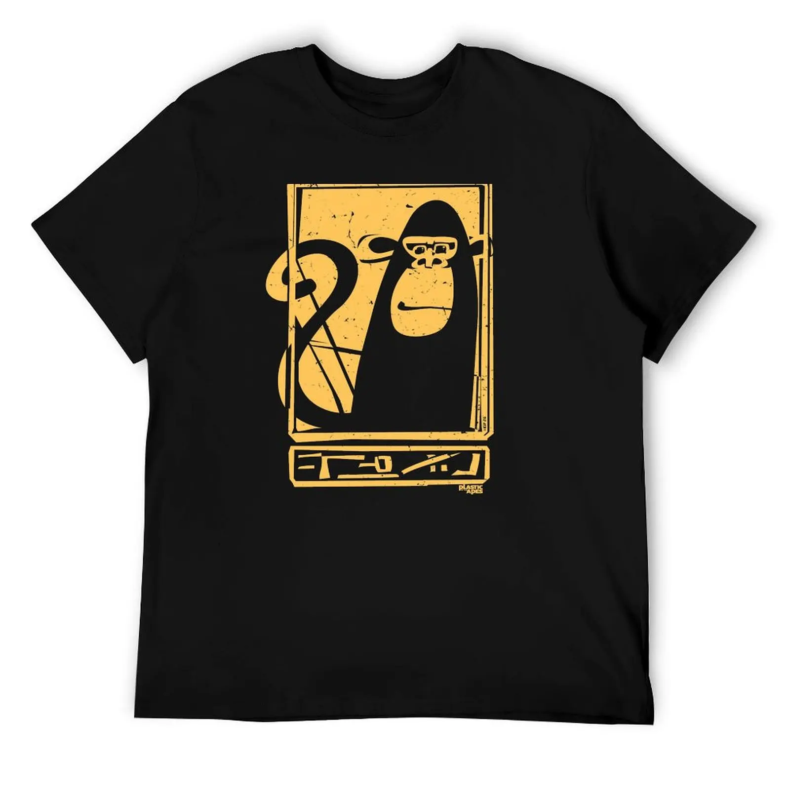 

distressed monkey T-Shirt man t shirt luxury funny t shirts dark humor t shirts for man pack cotton T-Shirt