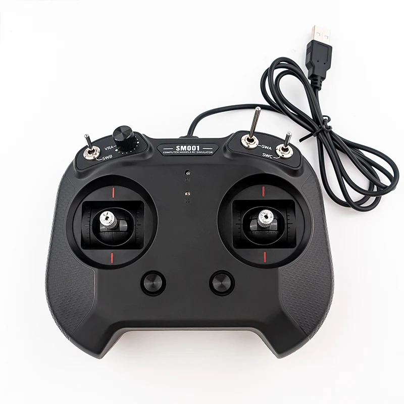 Flysky FS‑SM001 RC Flight Simulator Controller 6‑8CH USB Training Transmitter for FPV Drone Fixed‑Wing Helicopter Windows PC