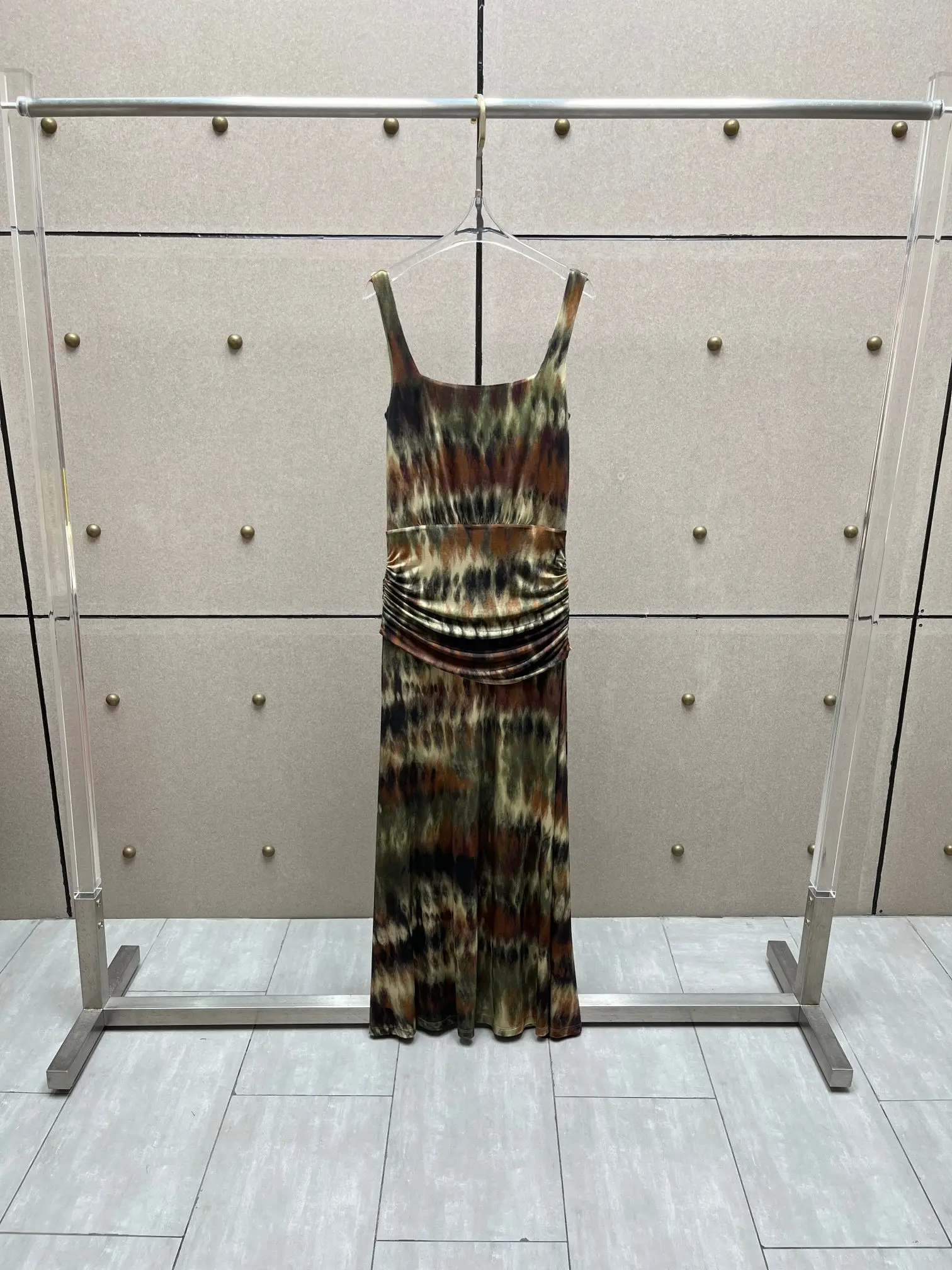 

Gradient-Print Maxi Dress — Elegant, Vacation-Style Women's Dress (New Summer 2026 Collection)