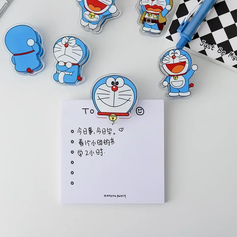 Doraemon Nobita Multifunctional Clip Decorative Bookmark Folder Photo Holder School Office Stationery Accessories Toys Gifts