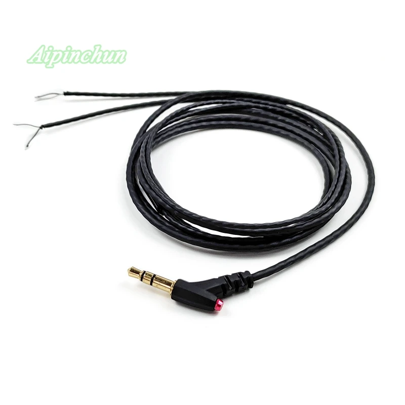 Aipinchun High Quality 3.5mm 3-Pole Jack DIY Earphone Audio Cable Replacement Headphone Silver-Plate OFC Wire AA0227